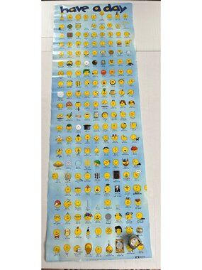 Retro Poster College Have a Day Door Collection Wall Art Smiley Faces Memes